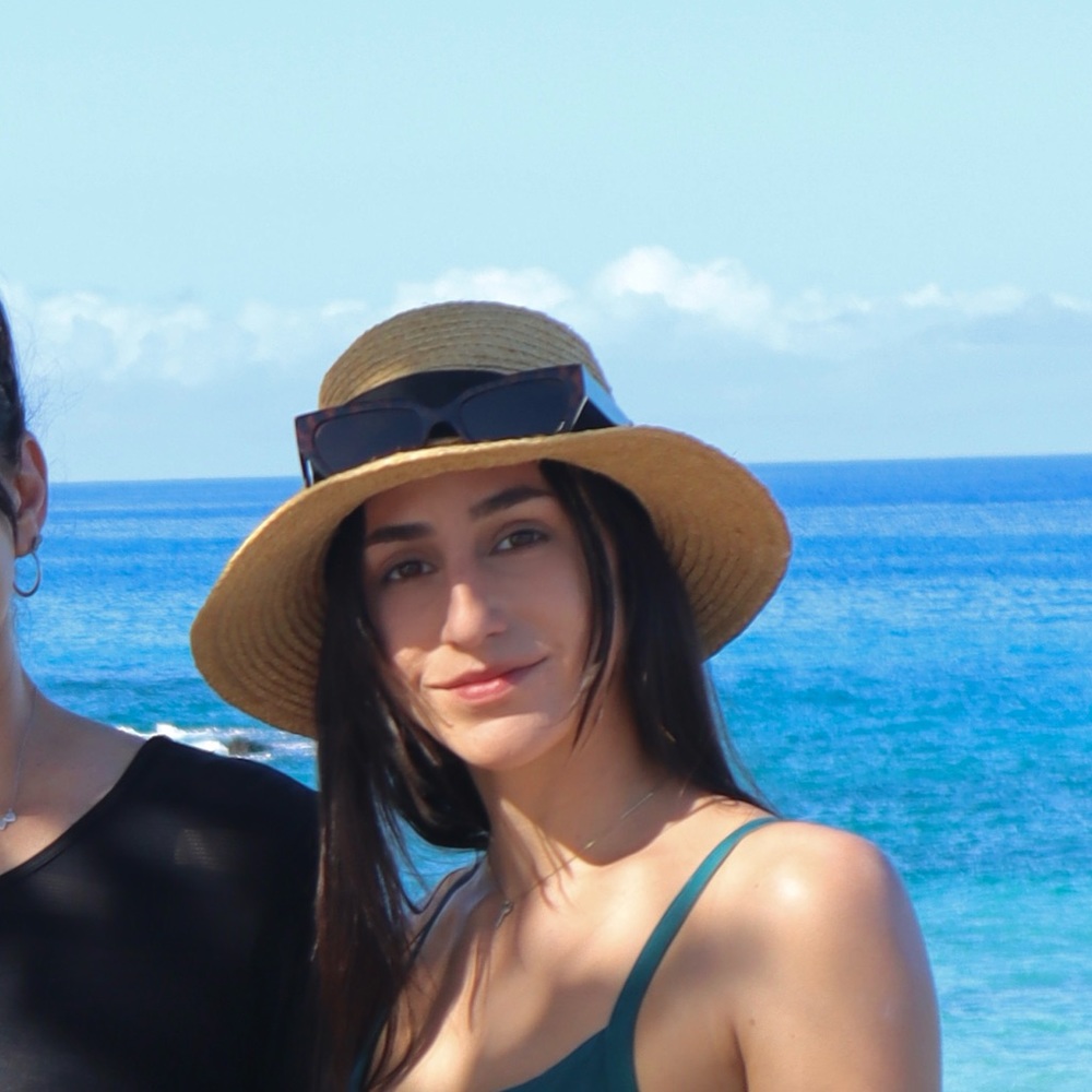 Straw beach hat - Picture 4 of 4